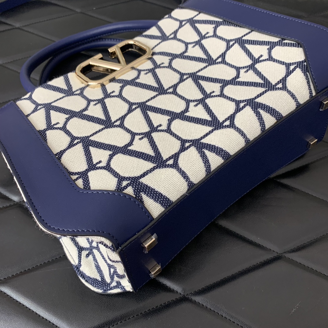 Valentino Garavani VLogo Signature Handbag in Toile Iconographe